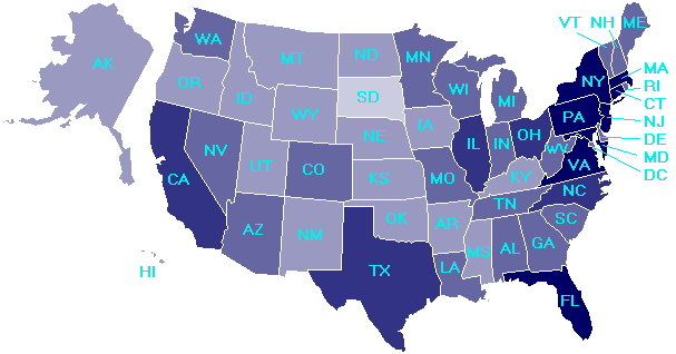 hits by state
